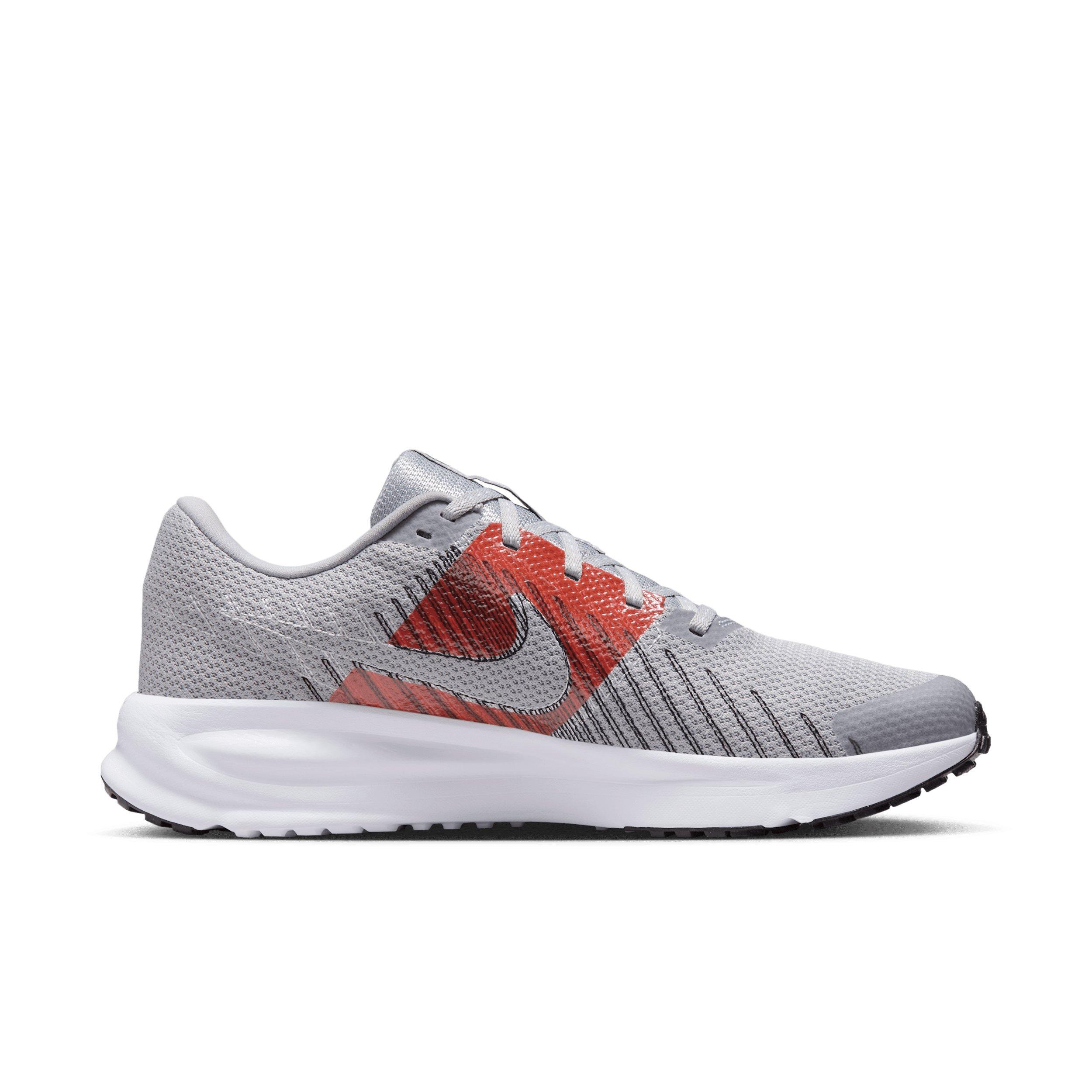 Nike Run Defy "Wolf Grey/Black/White/Bright Crimson" Men's Running Shoe - GREY/BLACK/WHITE/CRIMSON